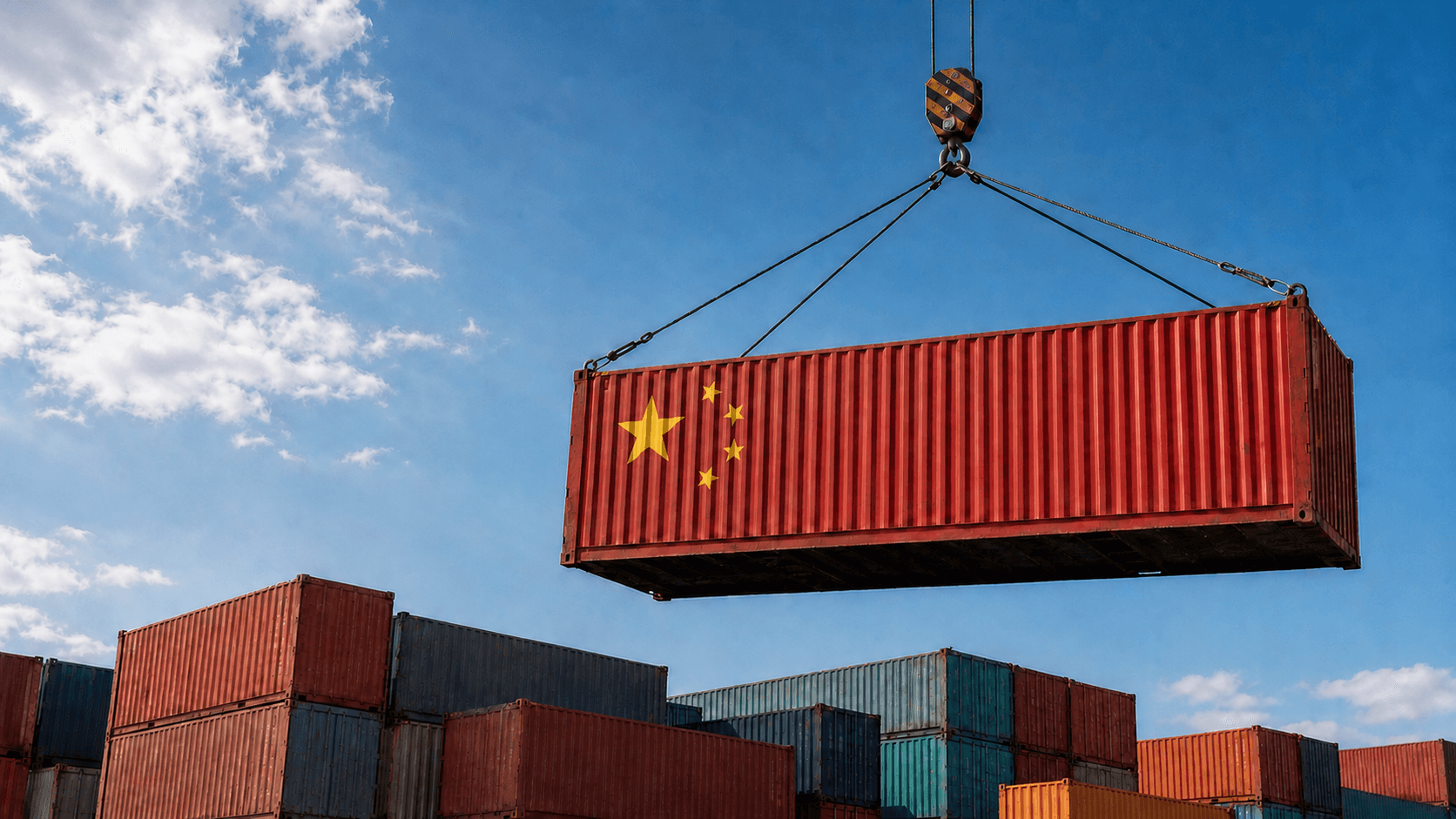 Containerverladung als Teil des geregelten Zahlungs- und Auftragsablaufs